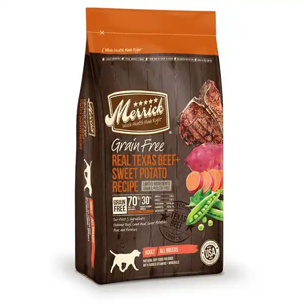 Merrick Grain Free Real Texas Beef & Sweet Potato Recipe Dry Dog Food