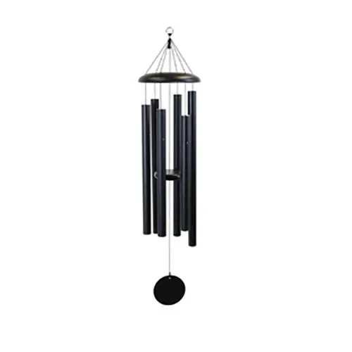 Corinthian Bells 50" Black Wind Chime - Scale of A