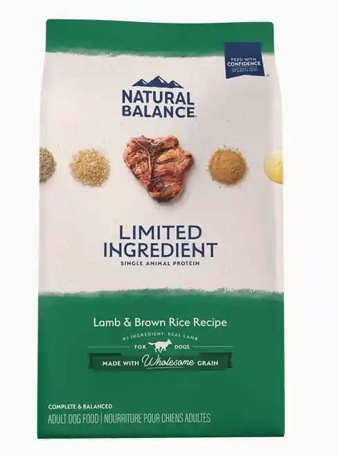 Natural Balance Limited Ingredient Diets Lamb Meal & Brown Rice Formula Dry Dog Food