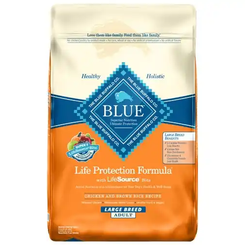 Blue Buffalo Life Protection Adult Large Breed Chicken & Brown Rice Recipe Dry Dog Food