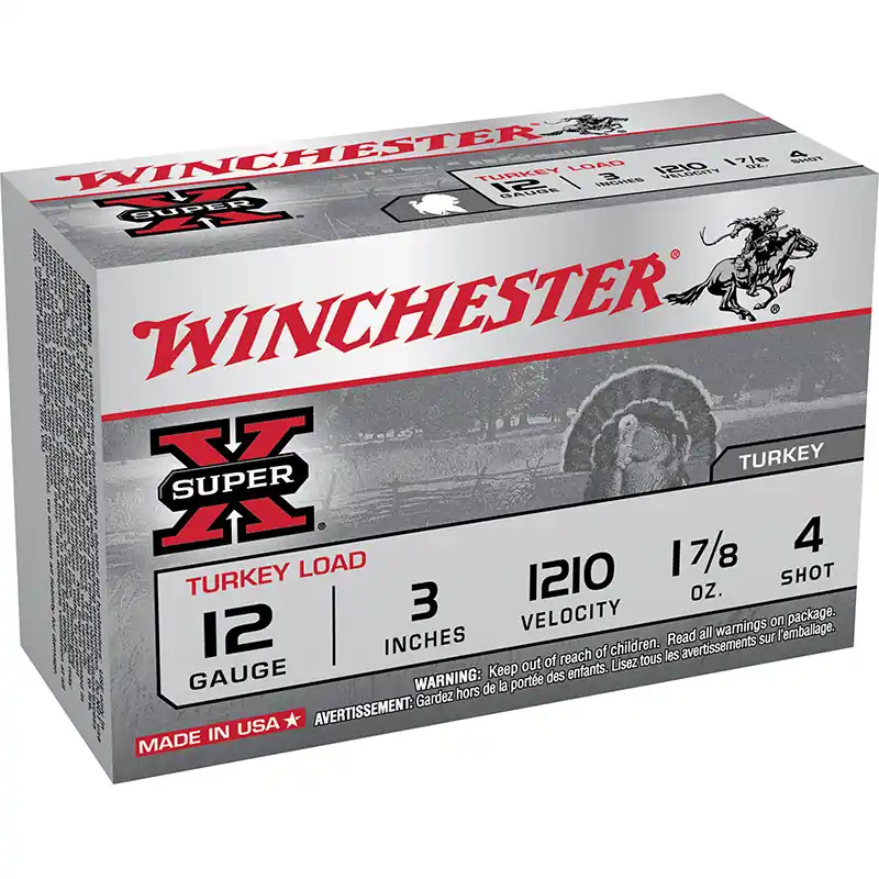 Winchester Super-X Turkey Load - 12ga 3" 4-Shot