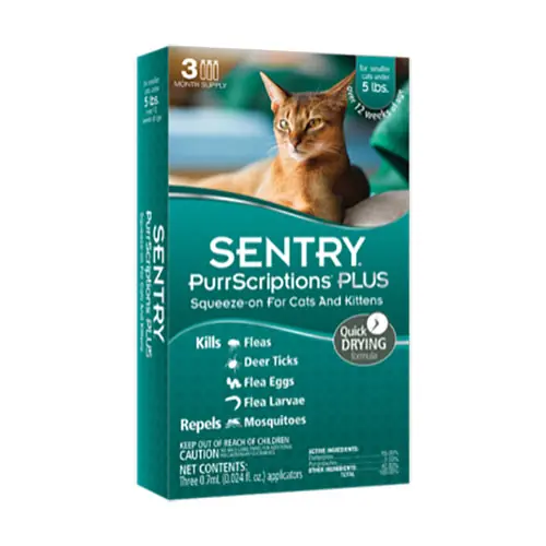 Sentry PurrScriptions Plus Squeeze-On for Cats and Kittens
