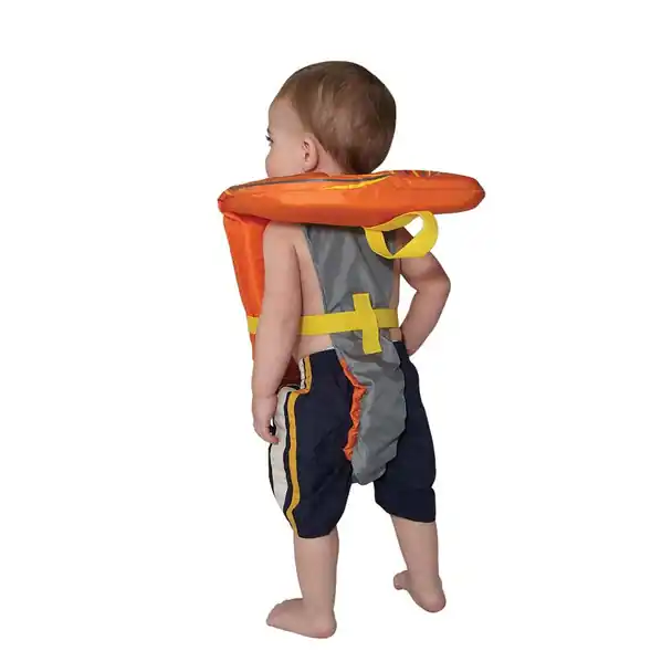 Full Throttle Infant Baby-Safe Life Jacket - Infant to 30lbs - Orange/Grey