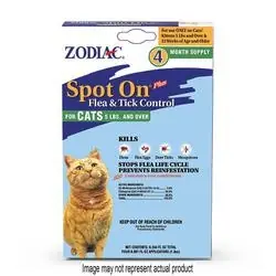 Zodiac Spot On 82579003 Flea and Tick Control, 5 lb Breed