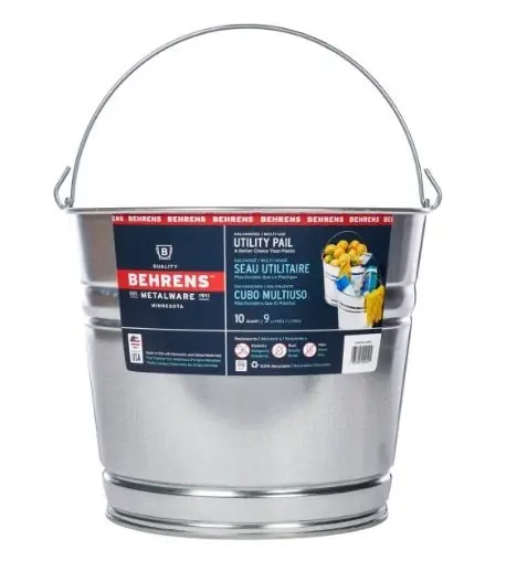 Behrens Galvanized Steel Pail