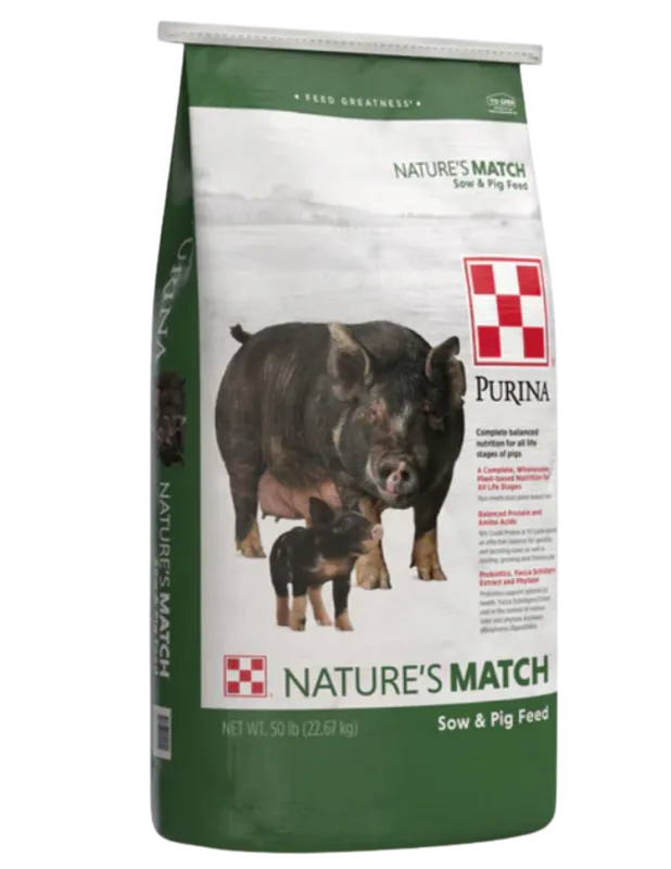 Purina Nature‘s Match Sow & Pig Complete 50lb