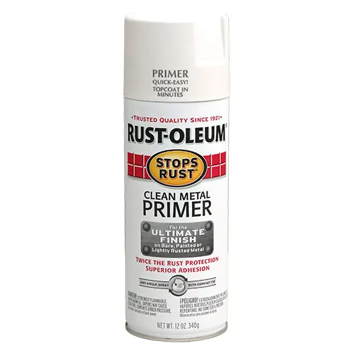 Rust-Oleum Stops Rust Clean Metal Primer Spray Paint 12oz