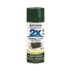 Rust-Oleum Painter‘s Touch Ultra Cover 2x Gloss Spray Paint 12oz Hunter Green