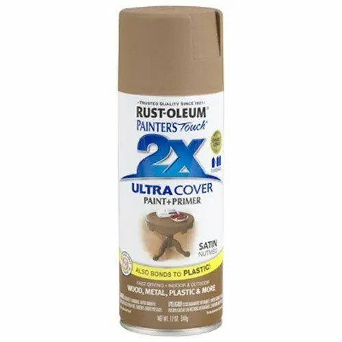 Rust-Oleum Painter‘s Touch Ultra Cover 2x Satin Spray Paint 12oz Nutmeg