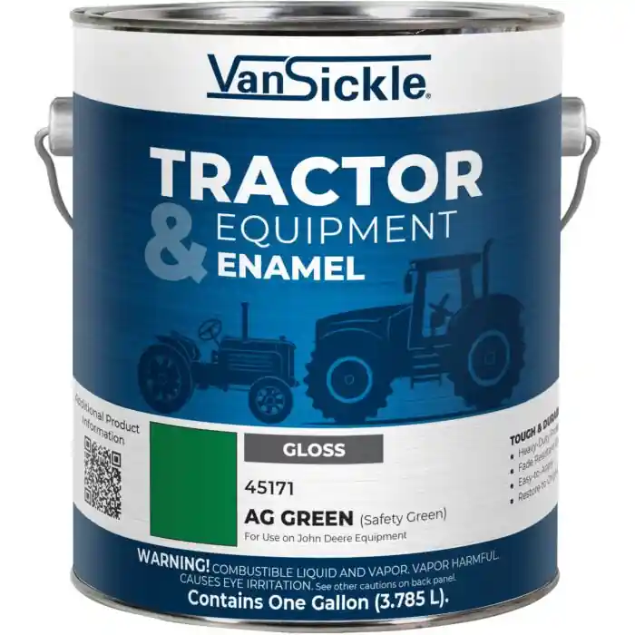 Van Sickle Paint 45171 Tractor & Equipment Enamel Gloss Paint - Ag Green (Safety Green) for use on John Deere Equipment - 1 Gallon