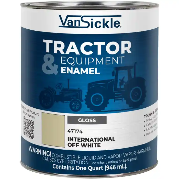 Van Sickle Paint 47170 Tractor & Equipment Enamel Gloss Paint - International Off White - 1 Quart