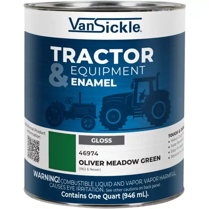 Van Sickle Paint 46974 Tractor & Equipment Enamel Spray Gloss Paint - Oliver Meadow Green (1952 & Newer) - 1 Quart