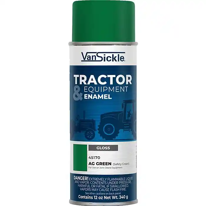 Van Sickle Paint 45170 Tractor & Equipment Enamel Gloss Paint - Ag Green (Safety Green) for use on John Deere Equipment - 12 oz Spray
