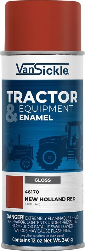 Van Sickle Paint 46170 Tractor & Equipment Enamel Gloss Paint - New Holland Red (Old I.H. Red) - 12 oz Spray