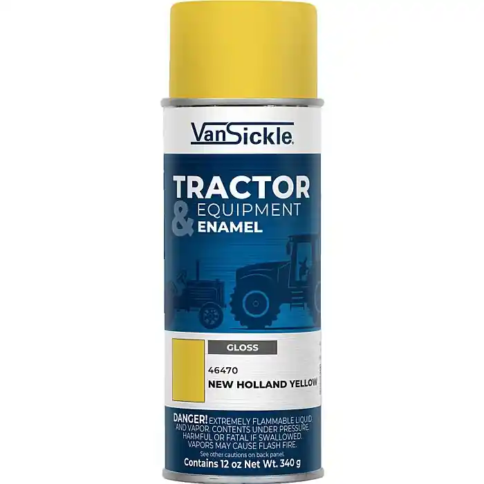 Van Sickle Paint 46470 Tractor & Equipment Enamel Gloss Paint - New Holland Yellow - 12 oz Spray