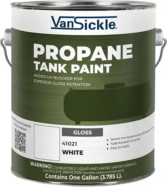 Van Sickle Paint 41021 Propane Tank Paint - Gloss White - 1 Gallon