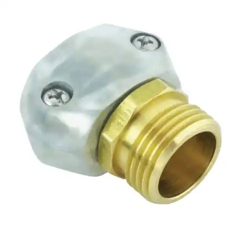 Landscapers Select 5/8-3/4in Zinc Hose Mender Male