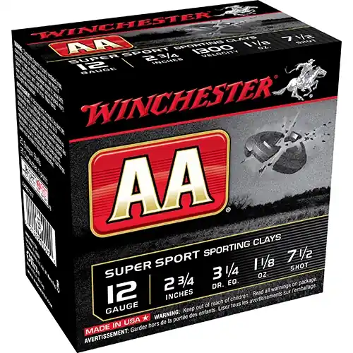 Winchester AA Target Super Sport Sporting Clays 12ga 7-1/2 Shot
