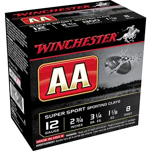 Winchester AA Target Super Sport Sporting Clays 12ga 8 Shot