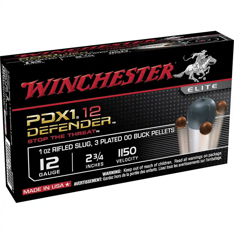 Winchester Elite PDX1 12 Defender Personal Defense Shotshell 12ga