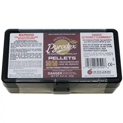 Hodgdon Pyrodex 50 Caliber 50 Grain Pellets