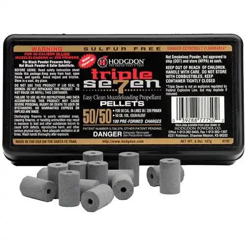 Hodgdon Triple Seven 50 Caliber - 50 Grain Pellets