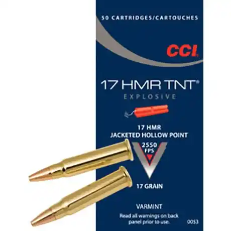 CCI Varmint Ammunition - 17 HMR HMR TNT