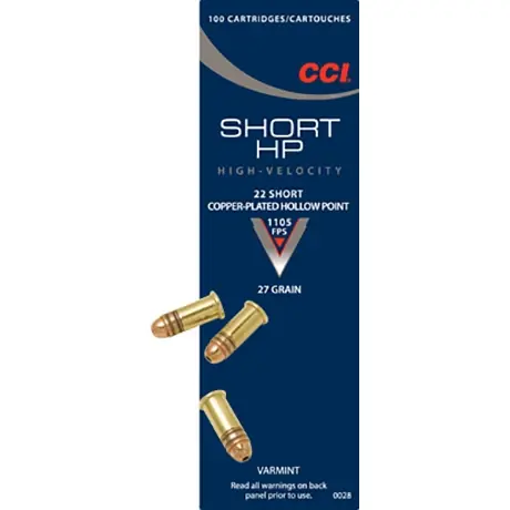 CCI Varmint Ammunition - 22 Short Short HP
