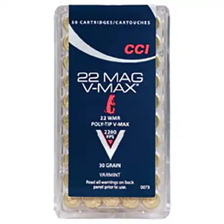 CCI Varmint Ammunition - 22 Win Mag V-Max