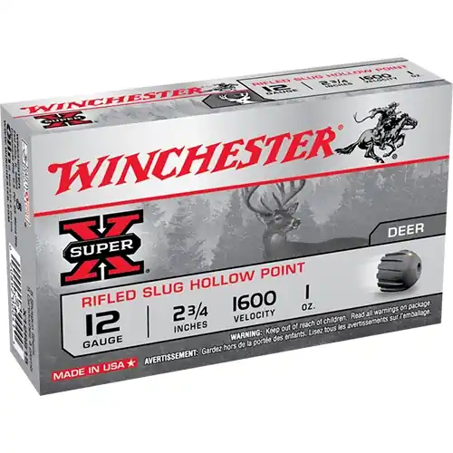 Winchester Super-X Rifled Slug Hollow Point 12ga 2-3/4" 1600V