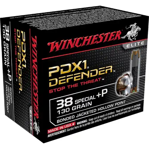 Winchester Elite PDX1 Defender 38 Special +P 130 GR.