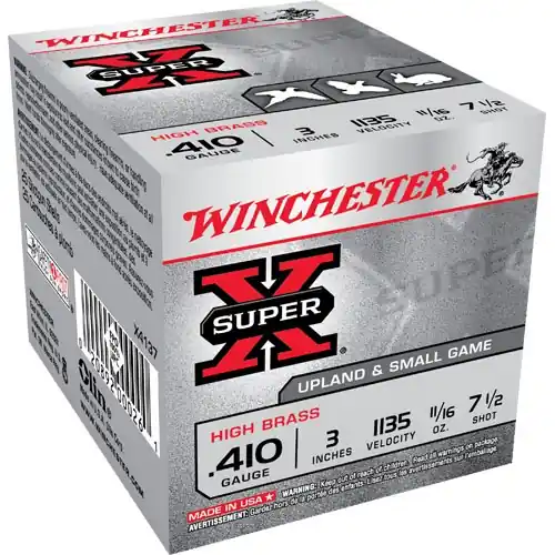 Winchester Super-X High Brass Game Loads .410ga 3" 7-1/2-Shot