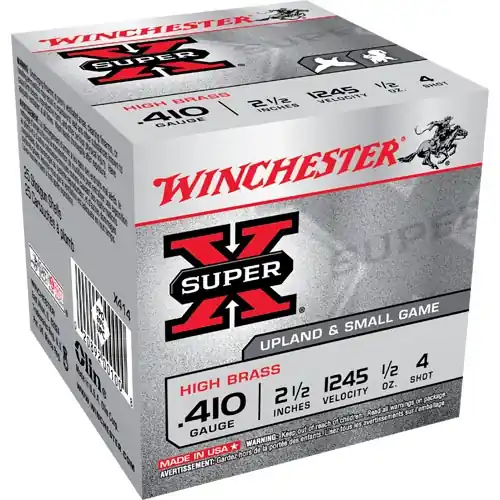 Winchester Super-X High Brass Game Loads .410ga 2-1/2" 4-Shot