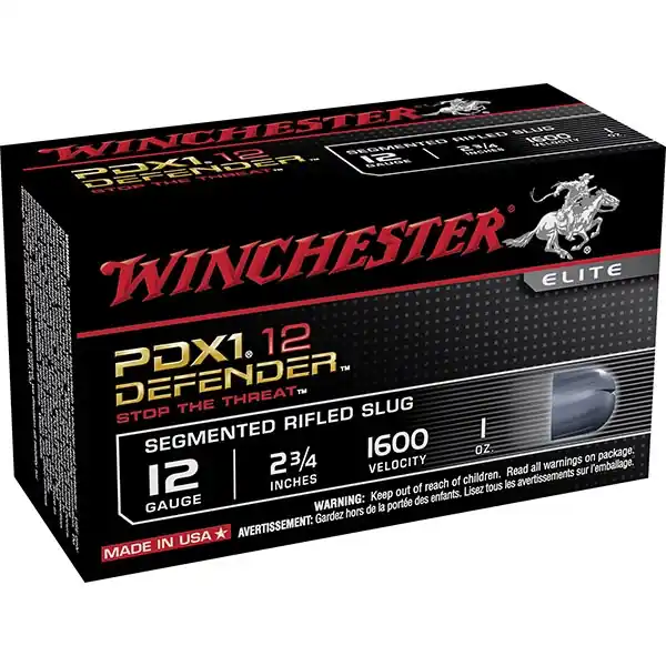 Winchester Elite PDX1 12 Defender Segmented Rifled Slug 12ga