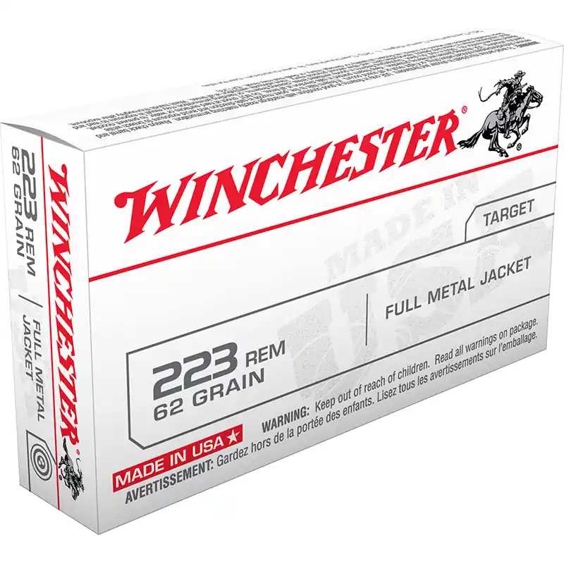 Winchester USA .223 Remington 62 GR FMJ