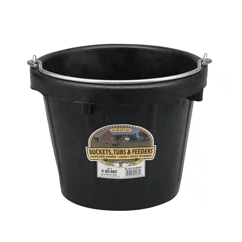 Little Giant 8 Quart Light-Duty Rubber Pail