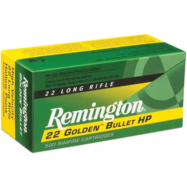 Remington 22 Golden Bullet 22LR High Velocity 40 GR 50RD
