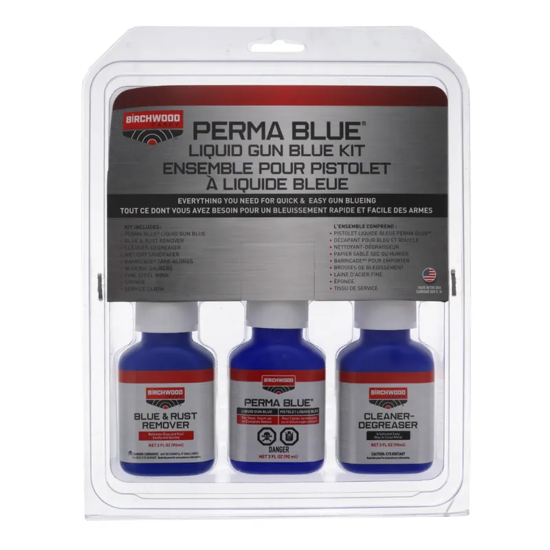 Birchwood Casey Complete Perma Blue® Gun Blue Kit, Liquid