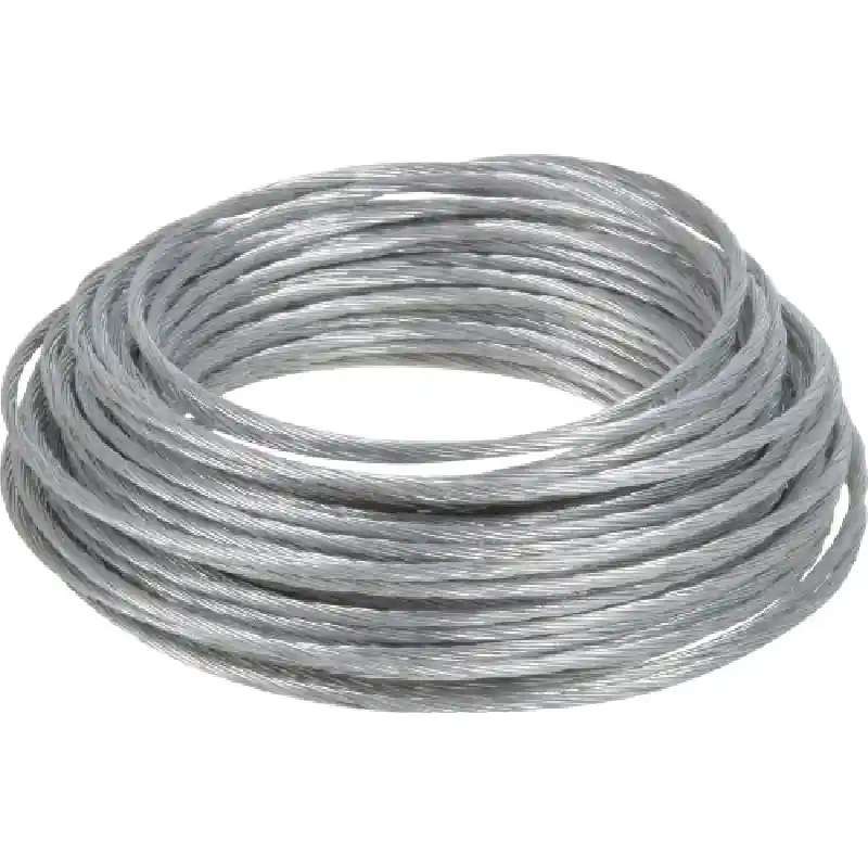 HILLMAN 121108 Braided Picture Hanging Wire, 30 lb Weight Capacity, Steel