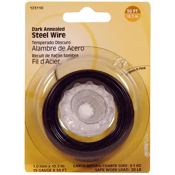 Hillman 19-Gauge Dark Annealed Wire 50FT