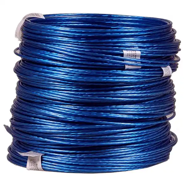 Hillman Galvanized Blue Plastic Coated Clothesline 50FT