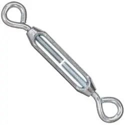 HILLMAN 321848 Turnbuckle, 130 lb Working Load Limit, Eye Fitting A, Eye Fitting B, Steel