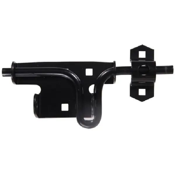 Hillman Black Slide Action Gate Latch