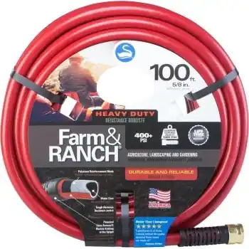 Swan Farm & Ranch Heavy Duty 100 ft Garden Hose