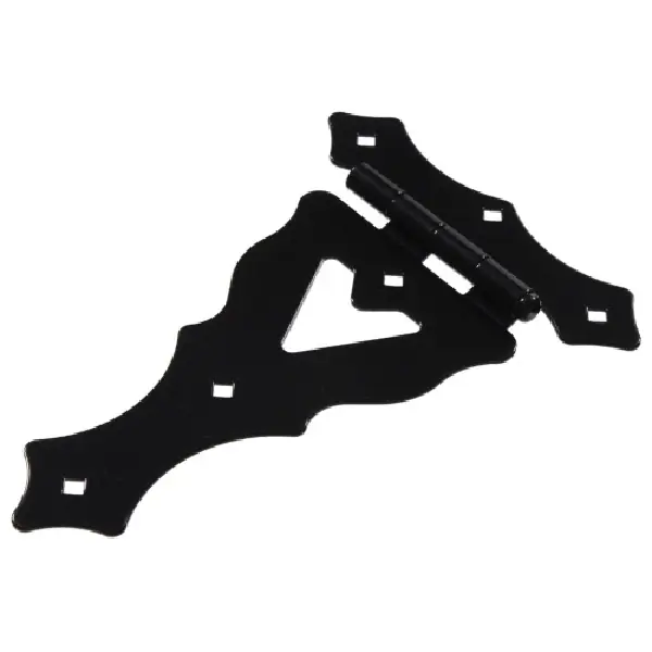 Hillman 8" Black Ornamental T-Hinge