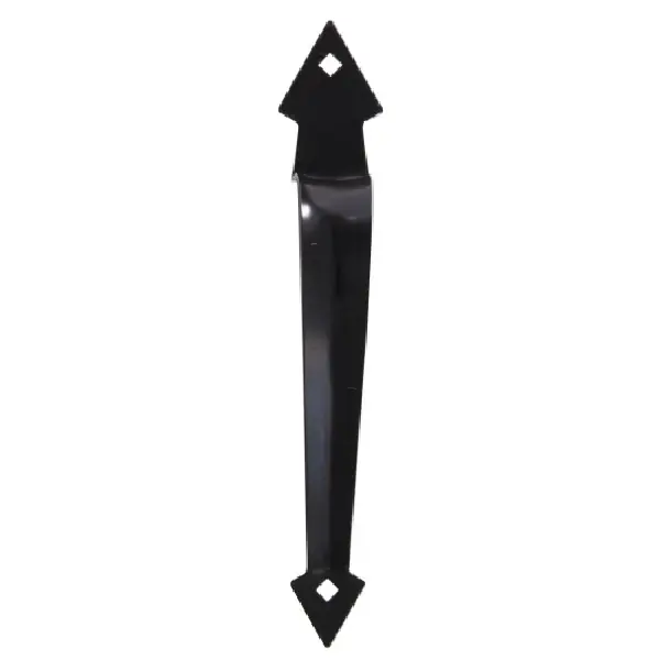 Hillman 10" Black Ornamental Door Pull