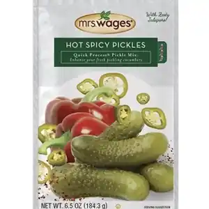 Mrs. Wages Hot Spicy Pickle Quick Process Mix 6.5oz