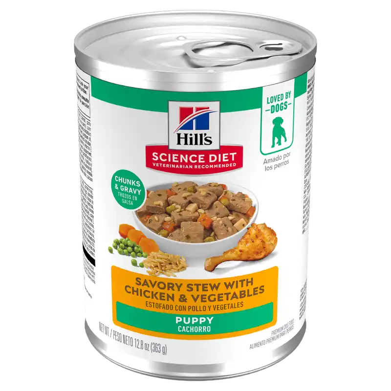 Hill‘s Science Diet Puppy Savory Stew with Chicken & Vegetables Dog Food 12.8oz