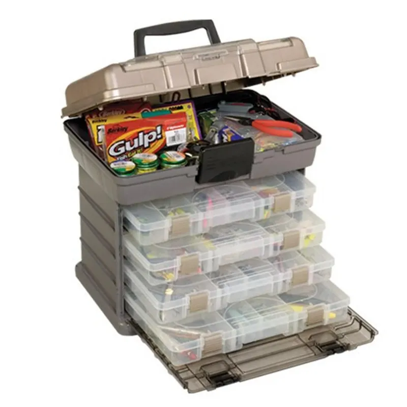 Plano Guide Series Four-Tray Stowaway Rack Tackle Box