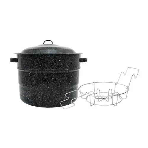 Granite Ware Canner w/ Jar Rack 21.5Qt